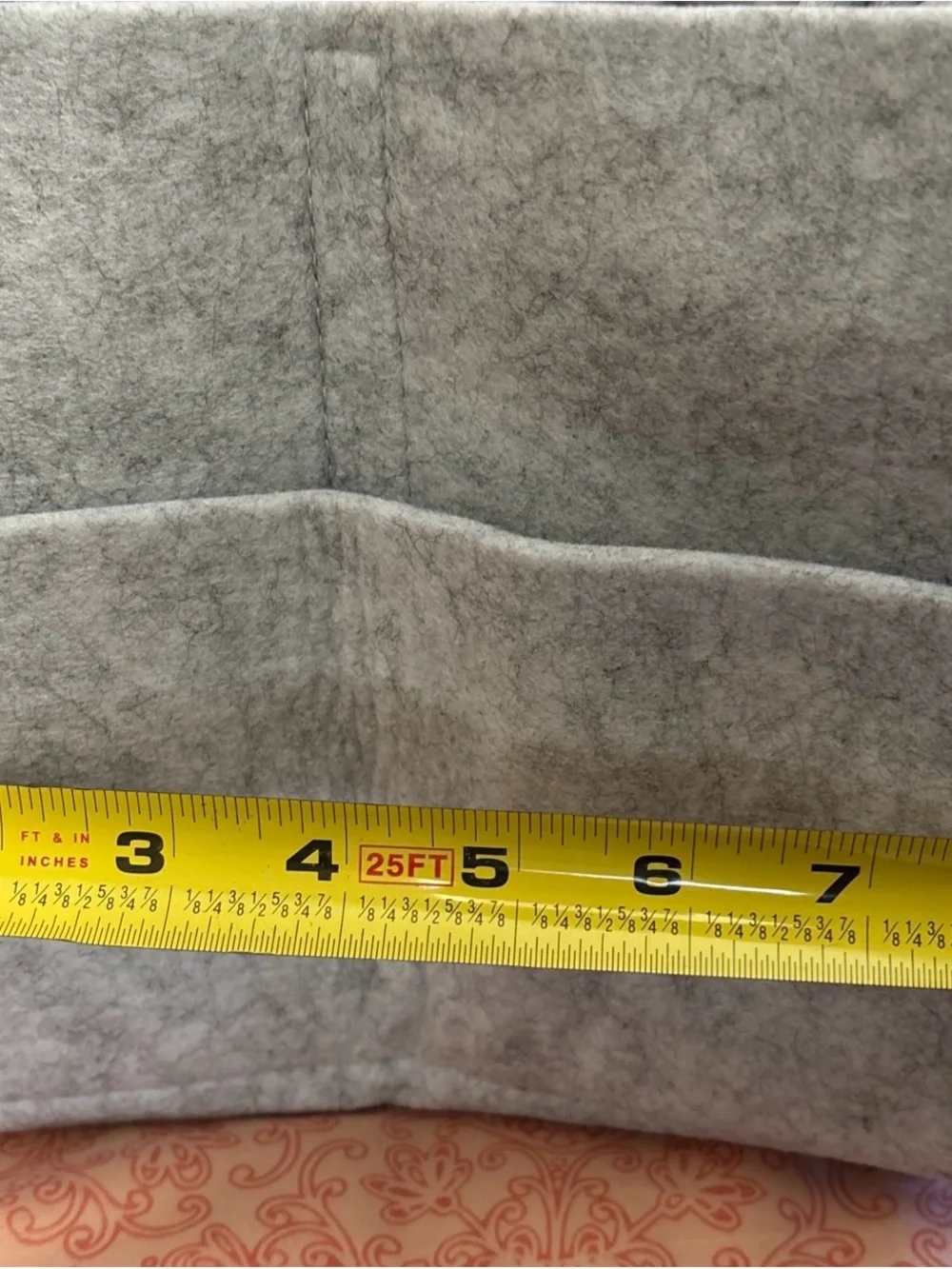 Parker Baby Co. Gray Felt Nursery Storage Caddy w/ exterior pockets foldable.NWT